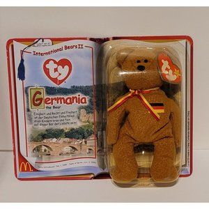 TY Teenie Beanie Babies Germania The Bear 1999 McDonald’s Imternational Bears II